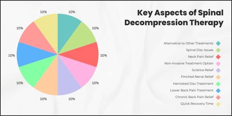 Spinal Decompression Therapy Pie Chart